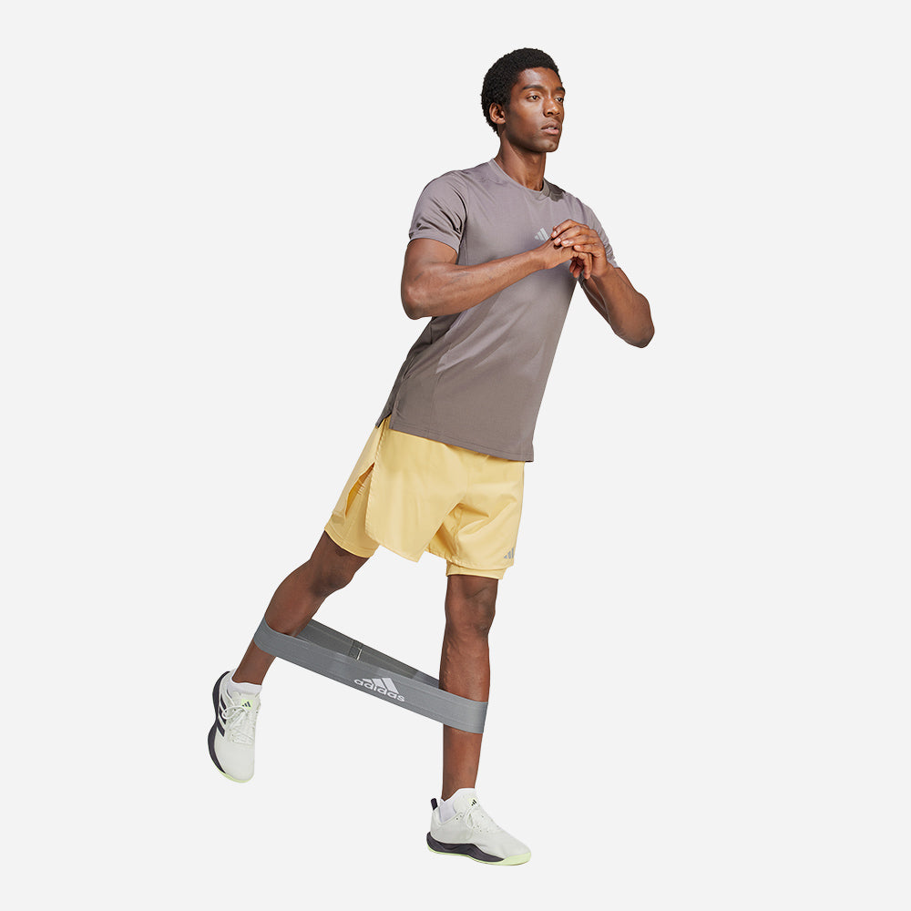 Quần Ngắn Nam Adidas Hiit Workout Heat.Rdy 2-In-1 - Vàng - Supersports Vietnam