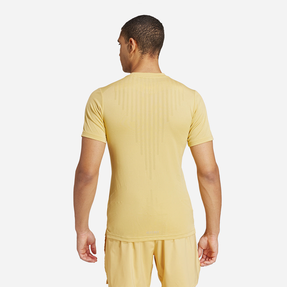 Áo Thun Tay Ngắn Nam Adidas Hiit Airchill Workout - Vàng - Supersports Vietnam