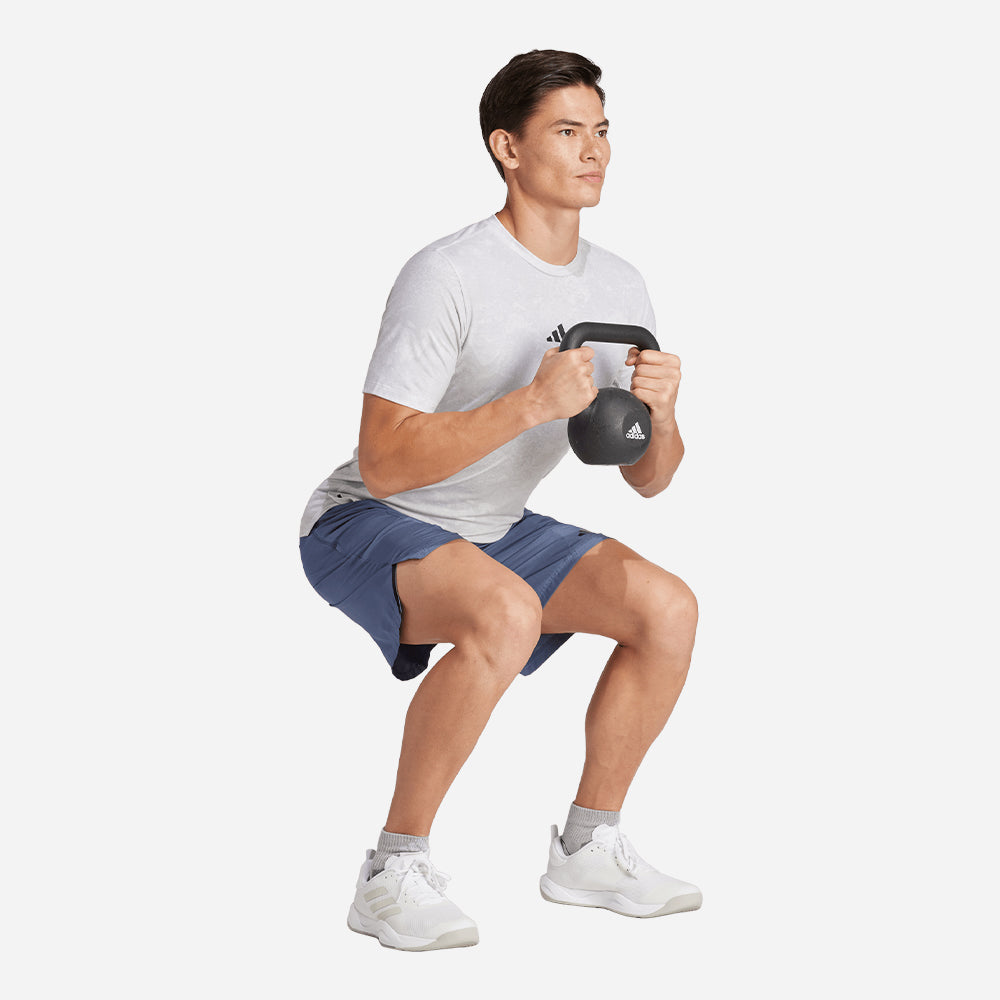 Áo Thun Nam Adidas Power Workout - Trắng - Supersports Vietnam