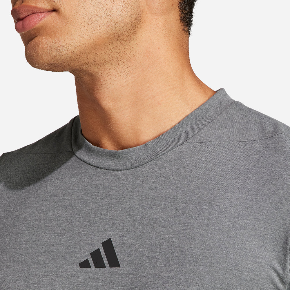 Áo Tay Ngắn Nam Adidas Designed For Training Workout - Xám - Supersports Vietnam