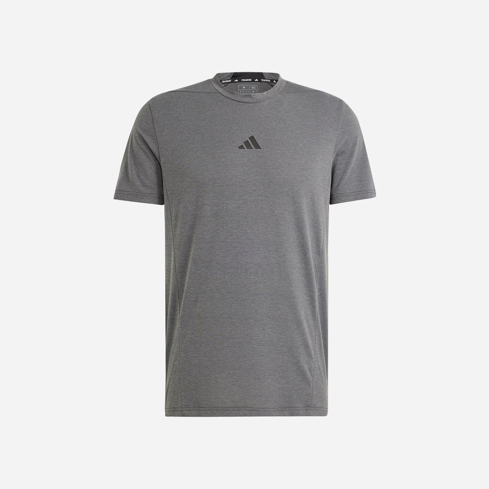 Áo Tay Ngắn Nam Adidas Designed For Training Workout - Xám - Supersports Vietnam