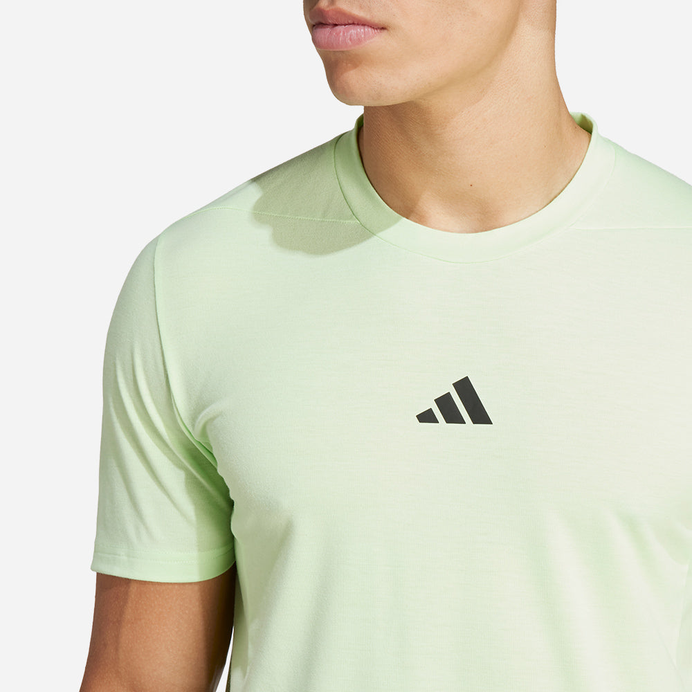 Áo Thun Tay Ngắn Nam Adidas Designed For Training Workout - Xanh Mint - Supersports Vietnam