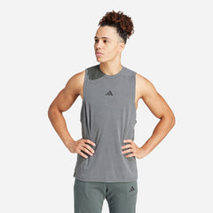 Áo Ba Lỗ Nam Adidas Designed For Training - Xám - Supersports Vietnam