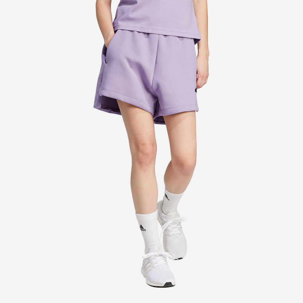 Quần Ngắn Nữ Adidas Z.N.E. - Tím - Supersports Vietnam