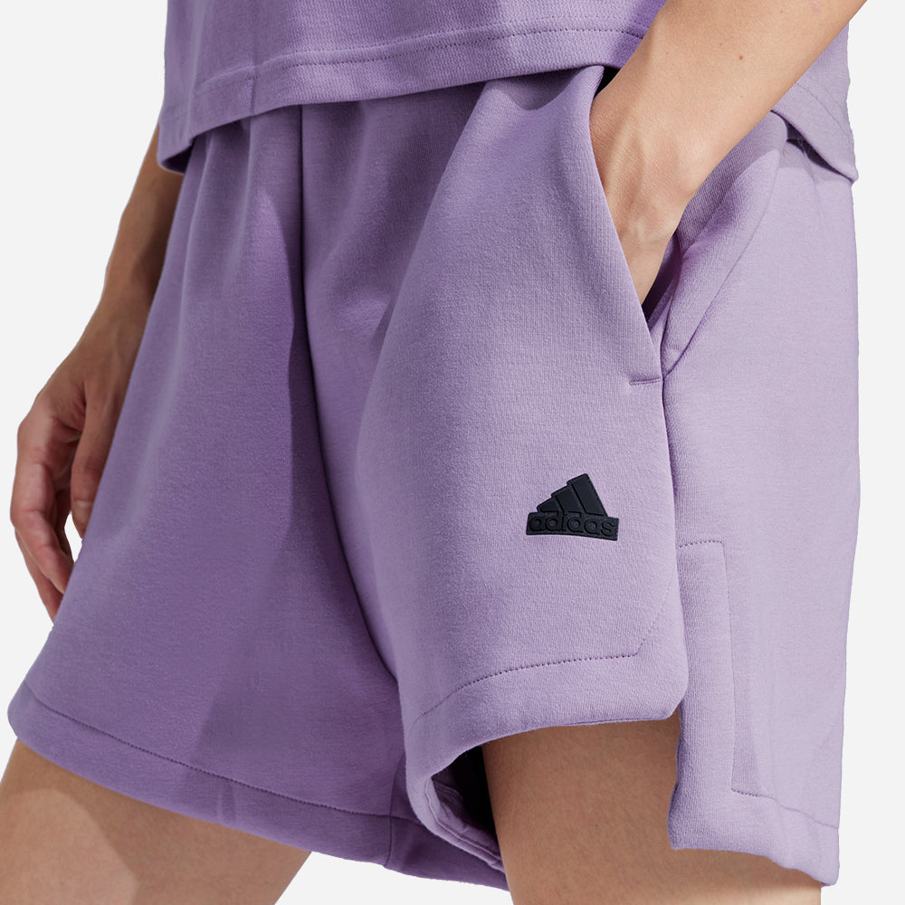 Quần Ngắn Nữ Adidas Z.N.E. - Tím - Supersports Vietnam