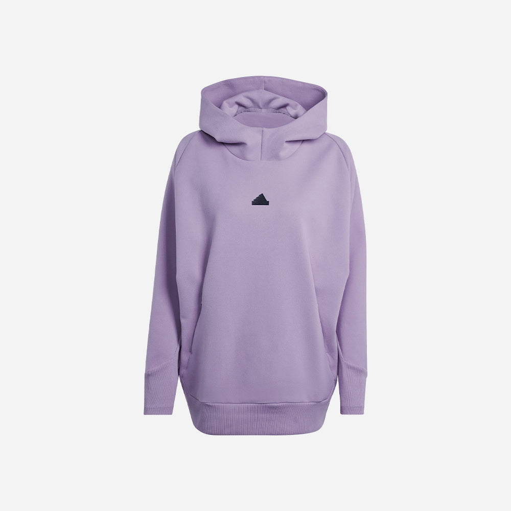 Áo Hoodie Nữ Adidas Z.N.E. Winterized - Tím - Supersports Vietnam