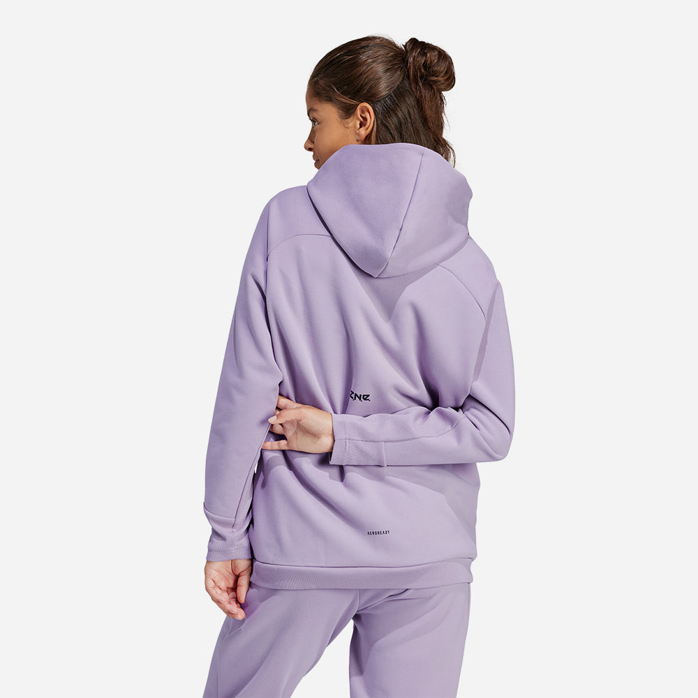 Áo Hoodie Nữ Adidas Z.N.E. Winterized - Tím - Supersports Vietnam