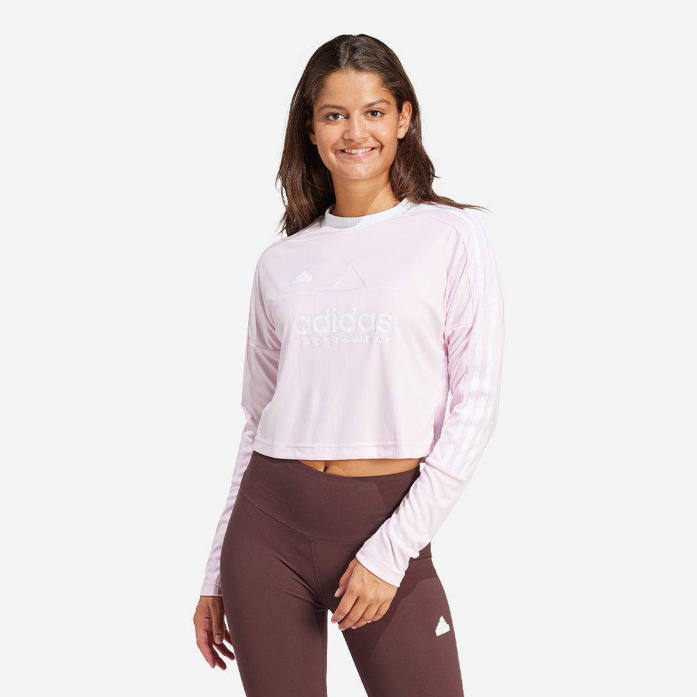 Áo Thun Tay Dài Nữ Adidas Tiro - Hồng - Supersports Vietnam