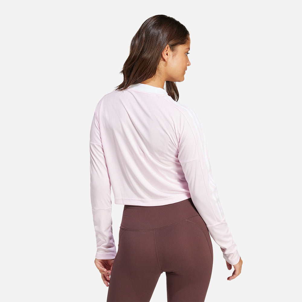 Áo Thun Tay Dài Nữ Adidas Tiro - Hồng - Supersports Vietnam