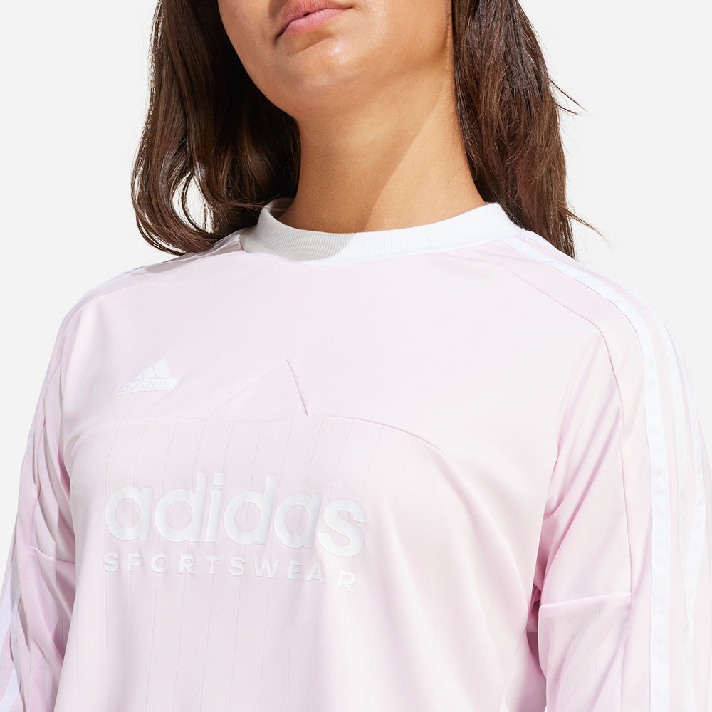 Áo Thun Tay Dài Nữ Adidas Tiro - Hồng - Supersports Vietnam