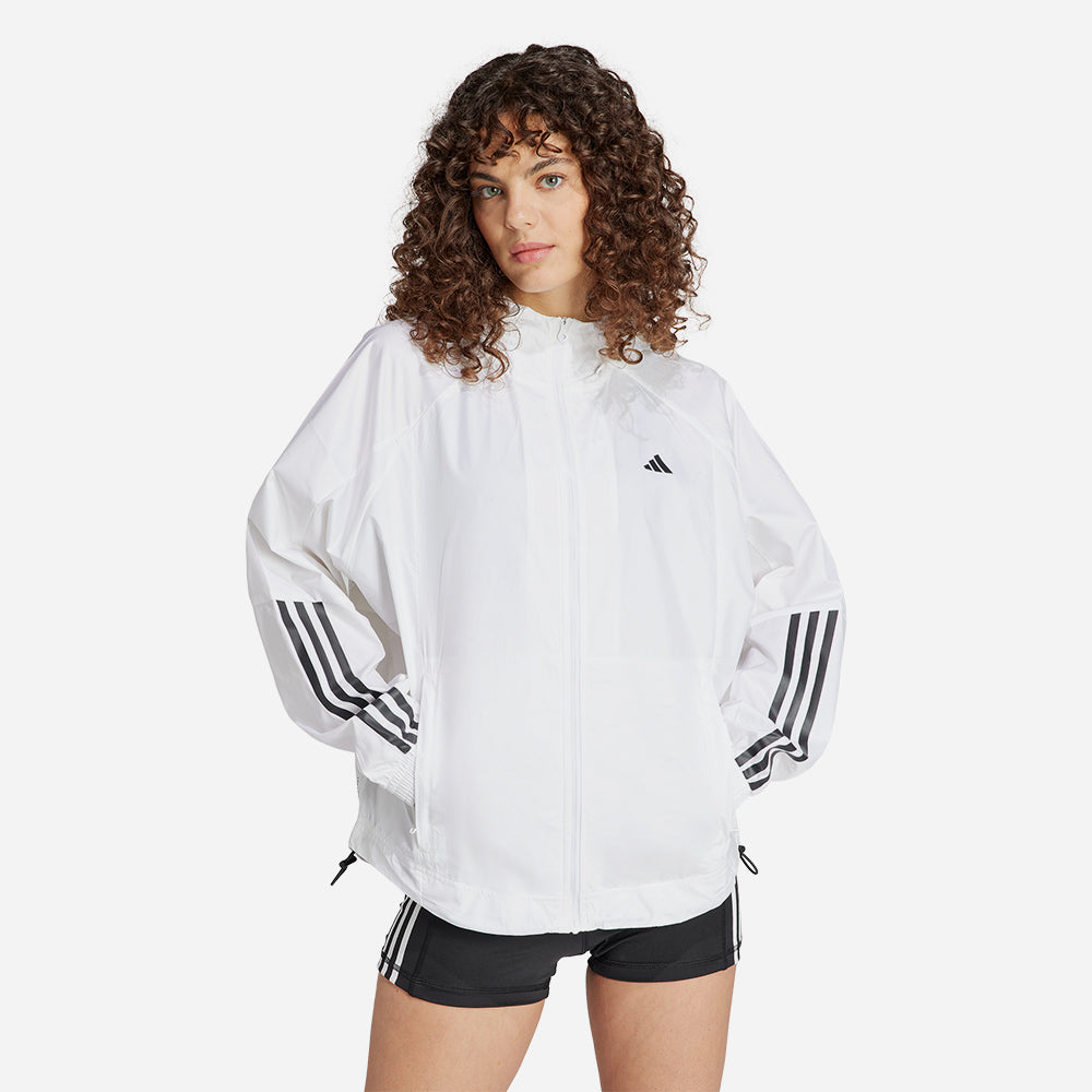 Áo Khoác Nữ Adidas Hyperglam Wind.Rdy - Trắng - Supersports Vietnam