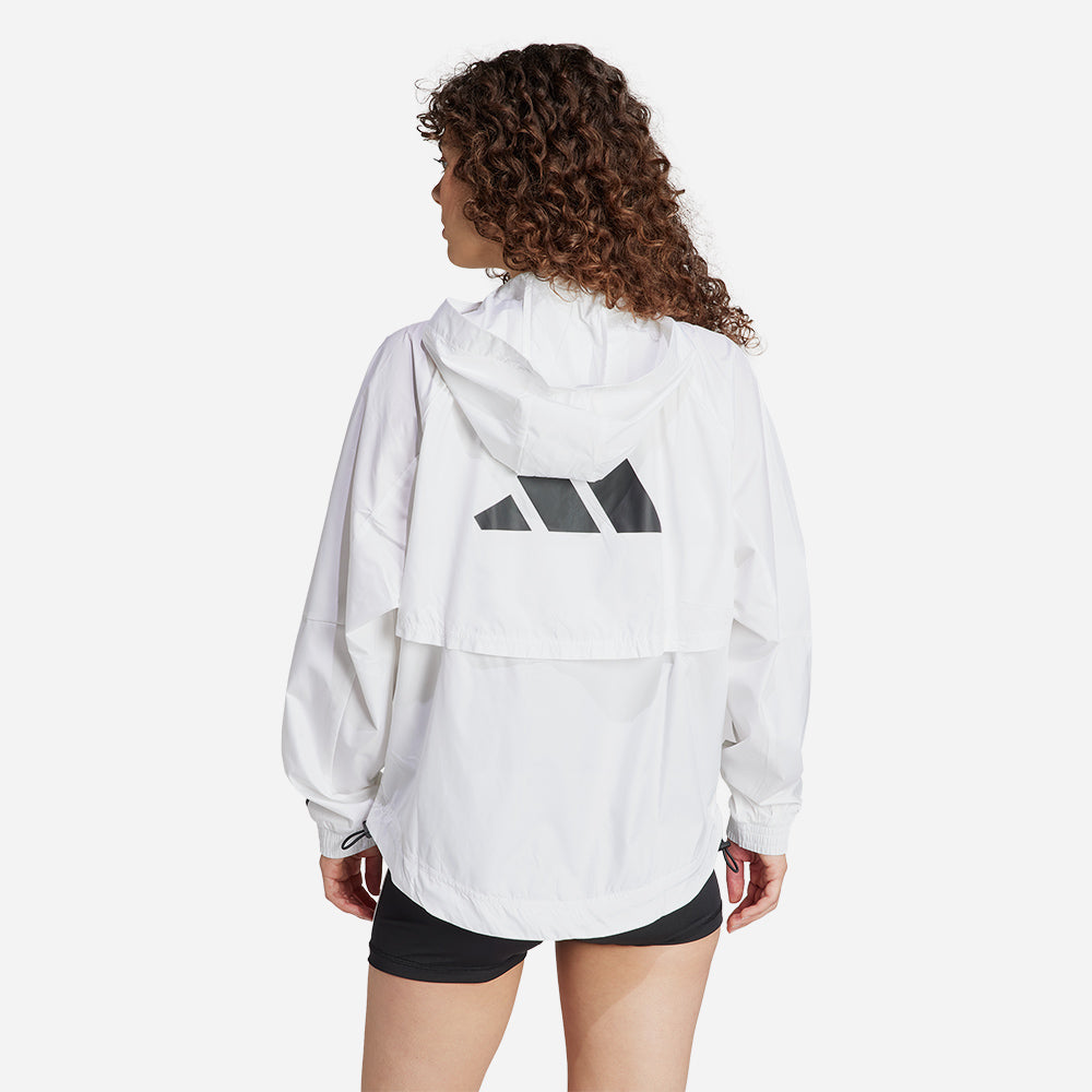 Áo Khoác Nữ Adidas Hyperglam Wind.Rdy - Trắng - Supersports Vietnam