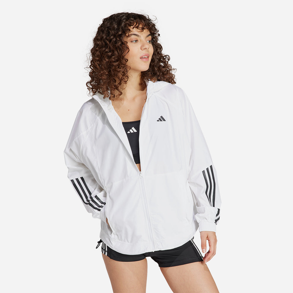 Áo Khoác Nữ Adidas Hyperglam Wind.Rdy - Trắng - Supersports Vietnam