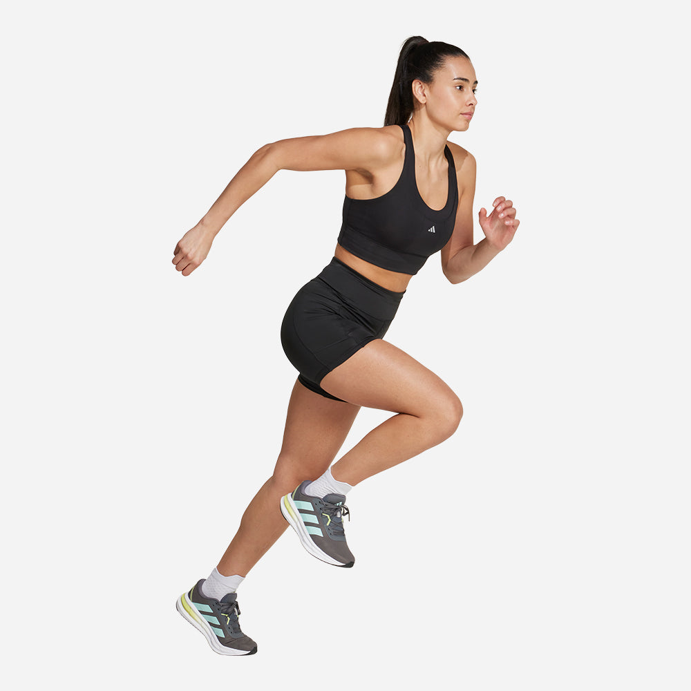Quần Ngắn Nữ Adidas Own The Run - Đen - Supersports Vietnam