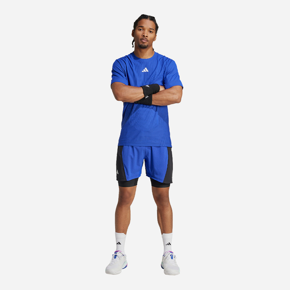 Quần Ngắn Nam Adidas Tennis & Inner Set - Xanh Dương - Supersports Vietnam