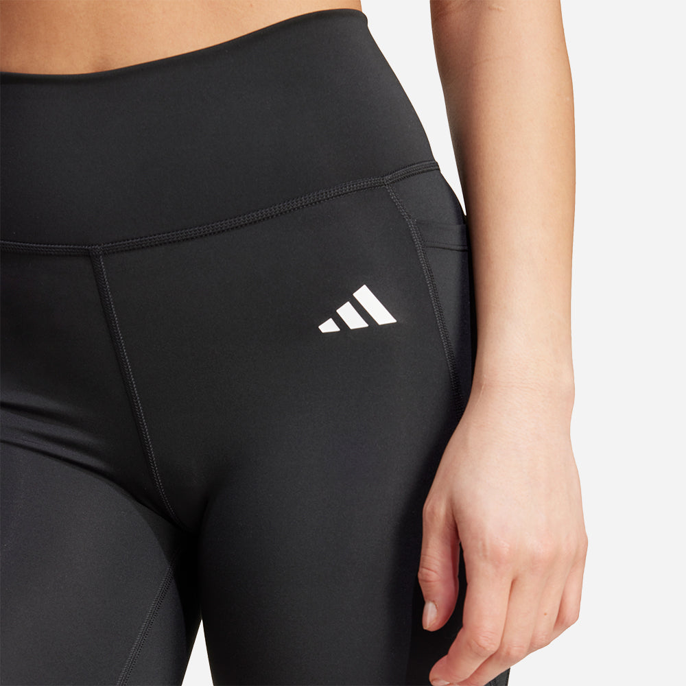 Quần Bó Thể Thao Nữ Adidas Optimé Essentials Stash Pocket 7-Inch - Đen - Supersports Vietnam