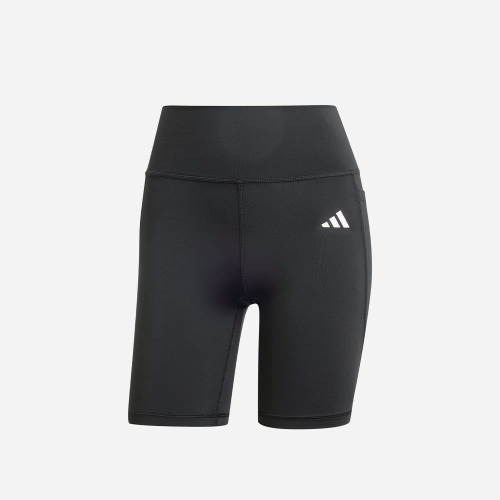 Quần Bó Thể Thao Nữ Adidas Optimé Essentials Stash Pocket 7-Inch - Đen - Supersports Vietnam