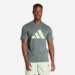 Áo Thun Nam Adidas Train Essentials Feelready Logo Training - Xanh Dương - Supersports Vietnam