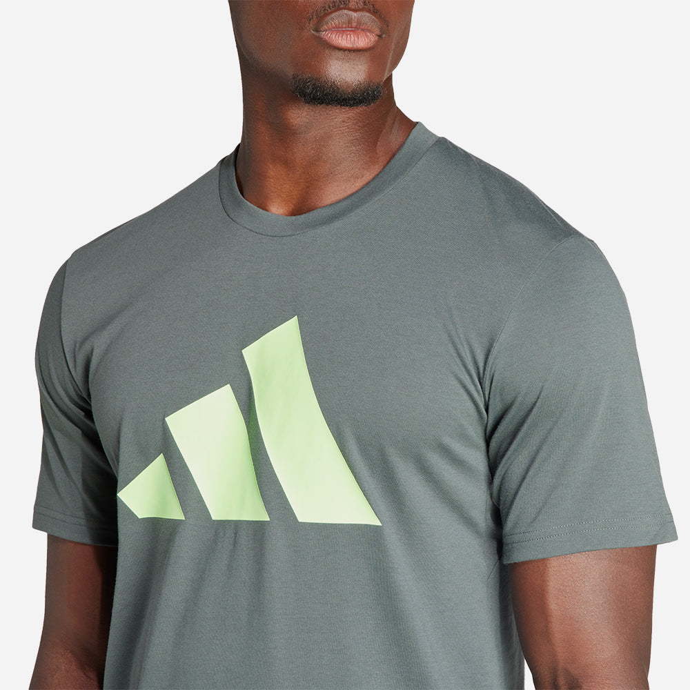 Áo Thun Nam Adidas Train Essentials Feelready Logo Training - Xanh Dương - Supersports Vietnam