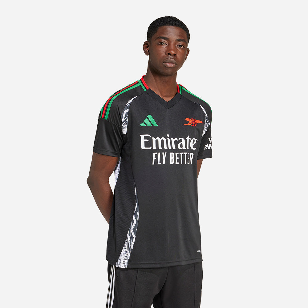 Áo Đá Bóng Nam Adidas Arsenal Sân Khách 24/25 - Đen - Supersports Vietnam
