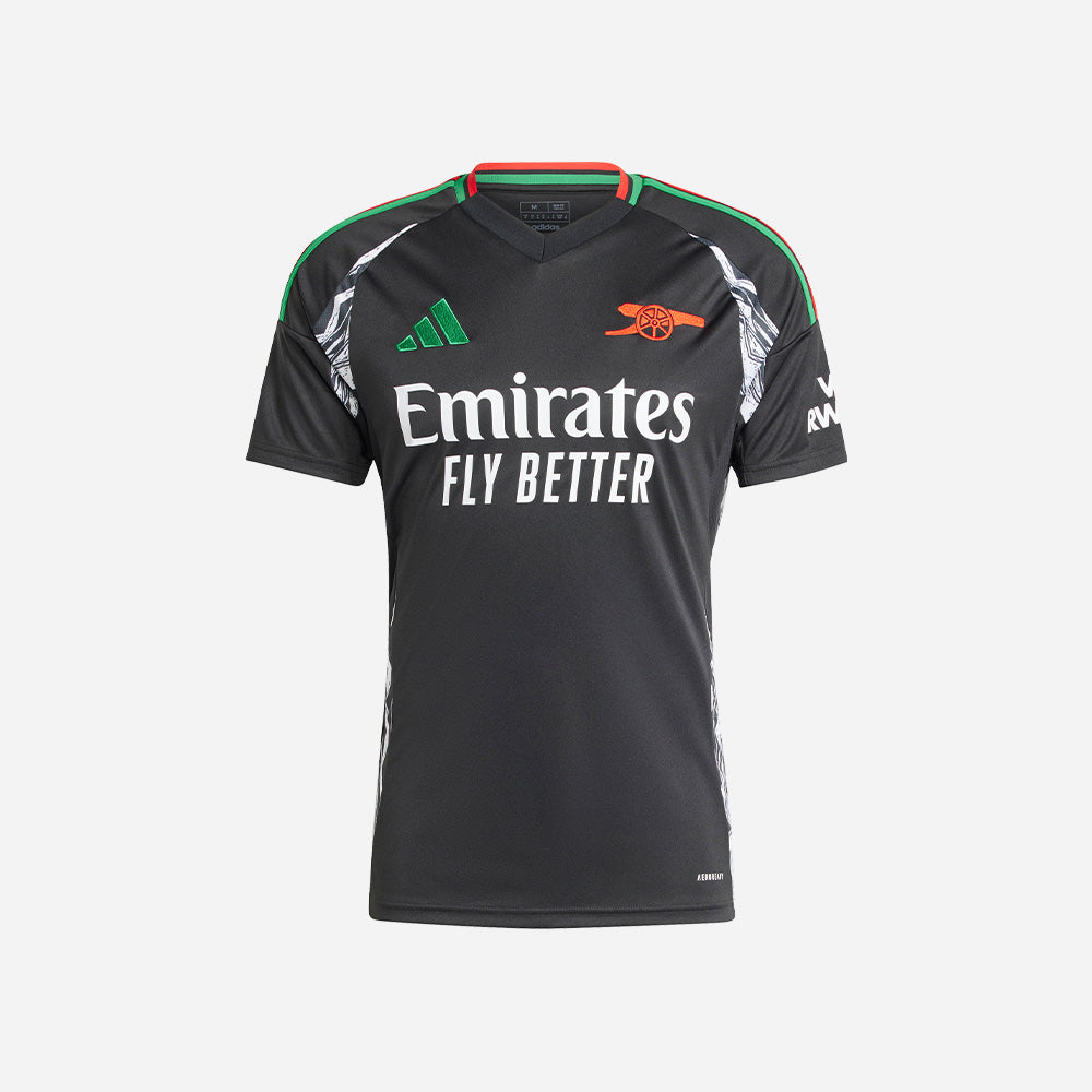Áo Đá Bóng Nam Adidas Arsenal Sân Khách 24/25 - Đen - Supersports Vietnam