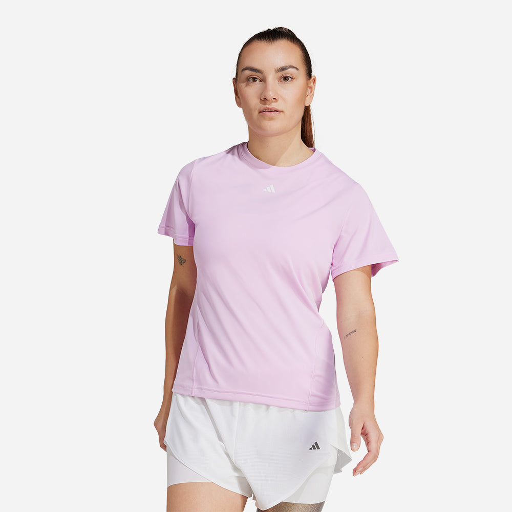 Áo Thun Tay Ngắn Nữ Adidas Designed For Training - Hồng - Supersports Vietnam