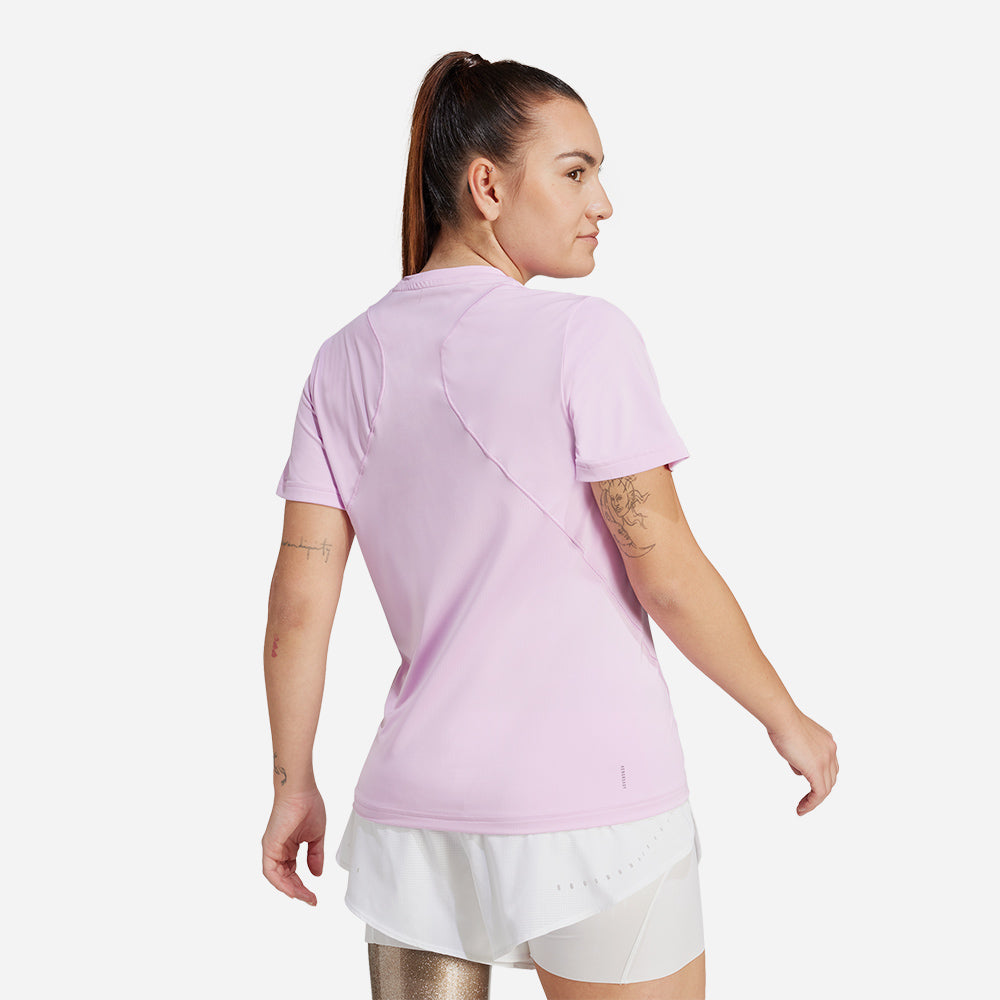 Áo Thun Tay Ngắn Nữ Adidas Designed For Training - Hồng - Supersports Vietnam