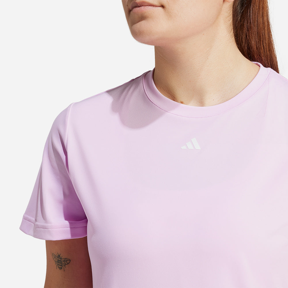 Áo Thun Tay Ngắn Nữ Adidas Designed For Training - Hồng - Supersports Vietnam