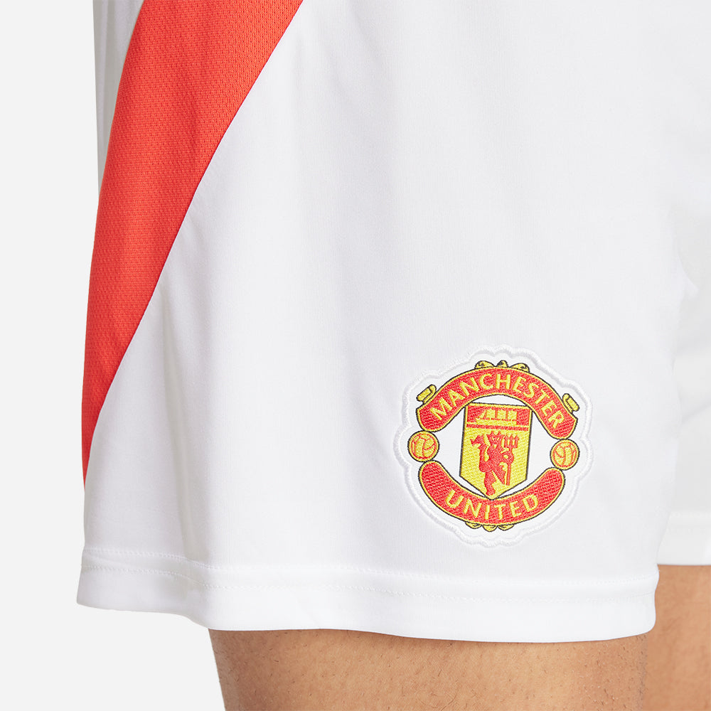 Quần Ngắn Nam Adidas Manchester United 24/25 Home - Trắng - Supersports Vietnam