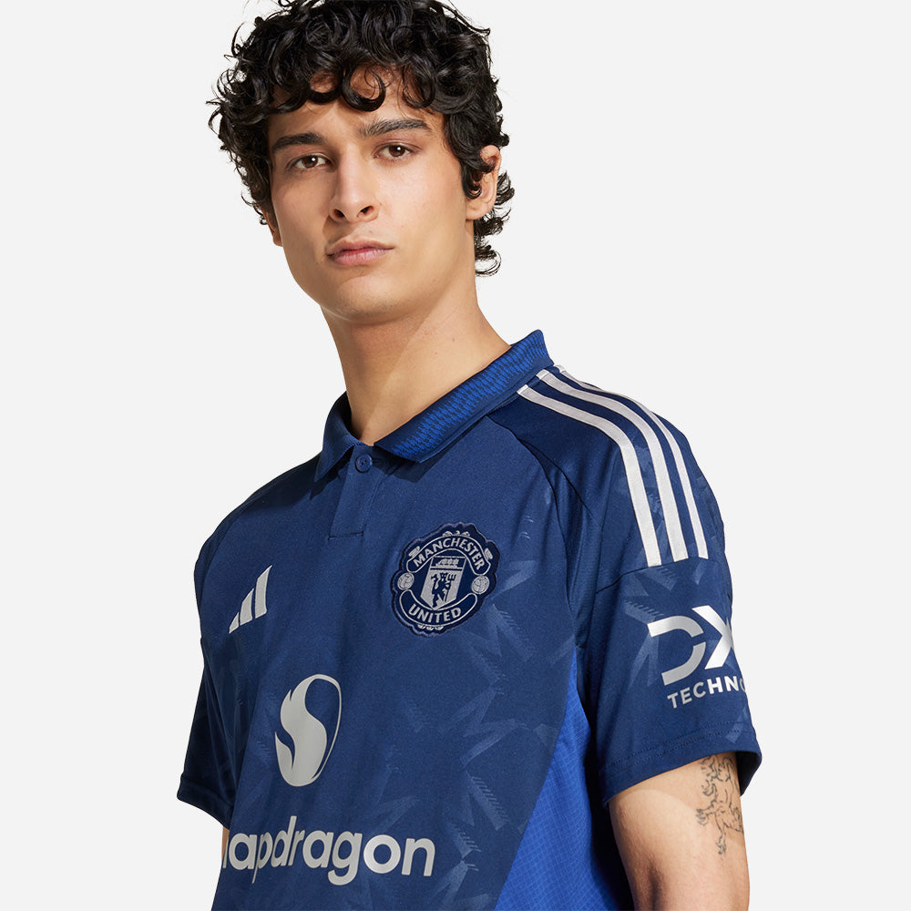 Áo Đá Bóng Nam Adidas Manchester United Sân Khách 24/25 - Xanh Dương - Supersports Vietnam