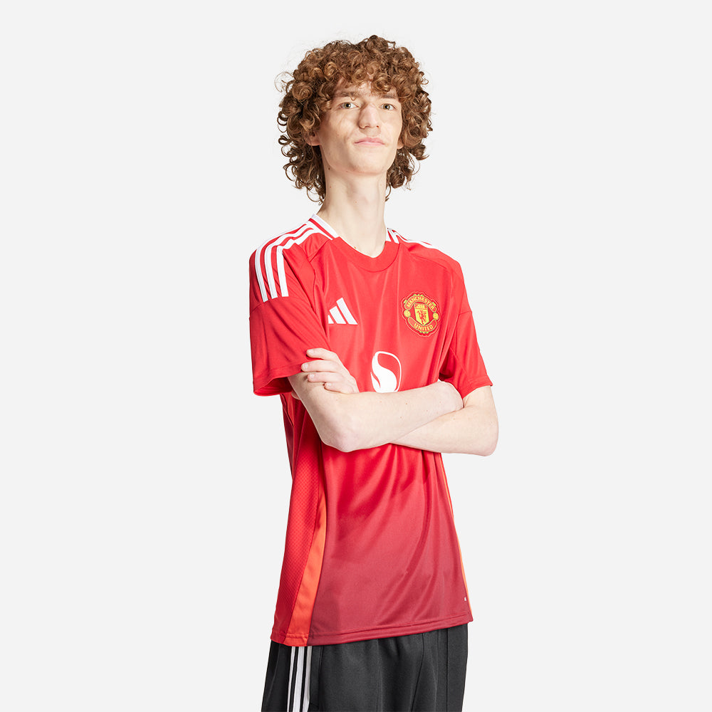 Áo Đá Bóng Nam Adidas Manchester United Sân Nhà 24/25 - Đỏ - Supersports Vietnam