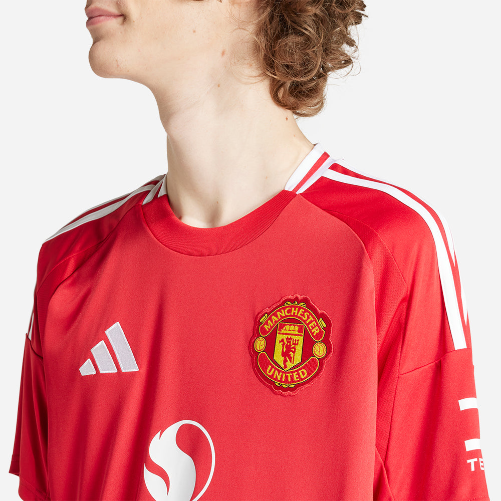 Áo Đá Bóng Nam Adidas Manchester United Sân Nhà 24/25 - Đỏ - Supersports Vietnam