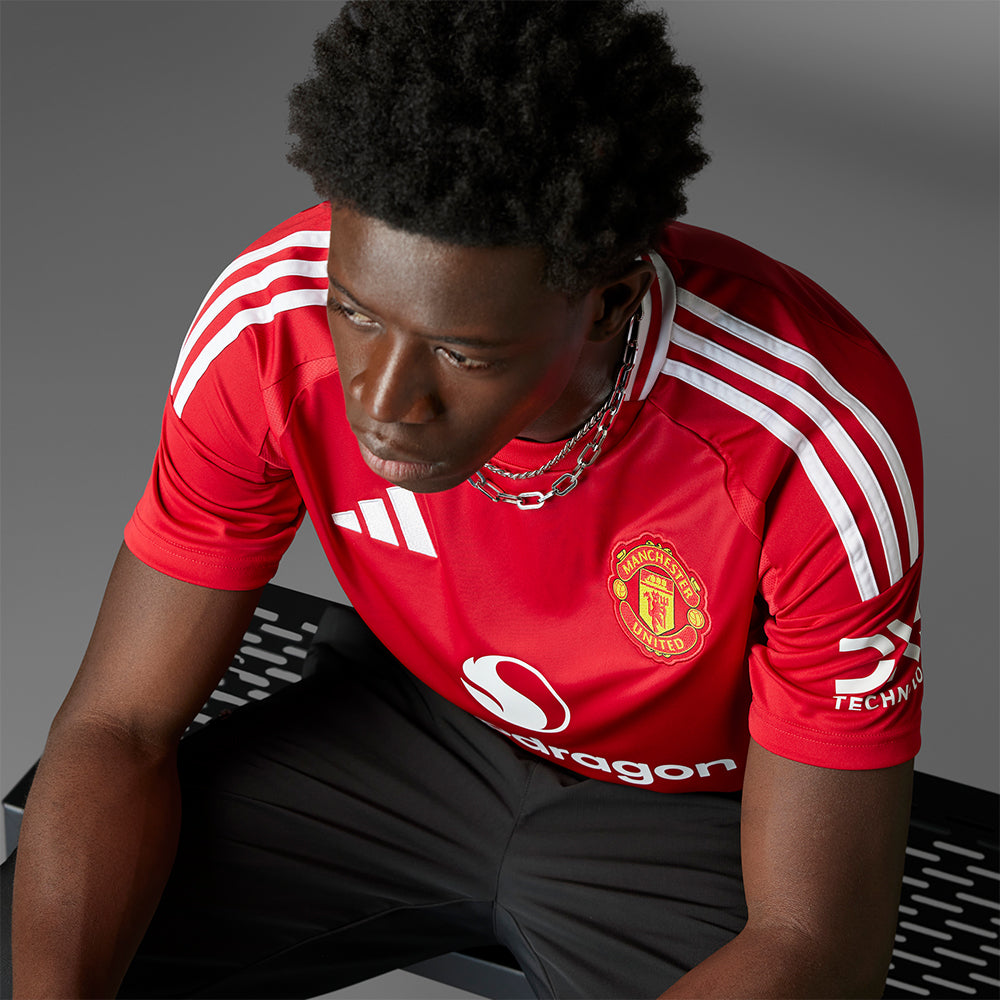 Áo Đá Bóng Nam Adidas Manchester United Sân Nhà 24/25 - Đỏ - Supersports Vietnam