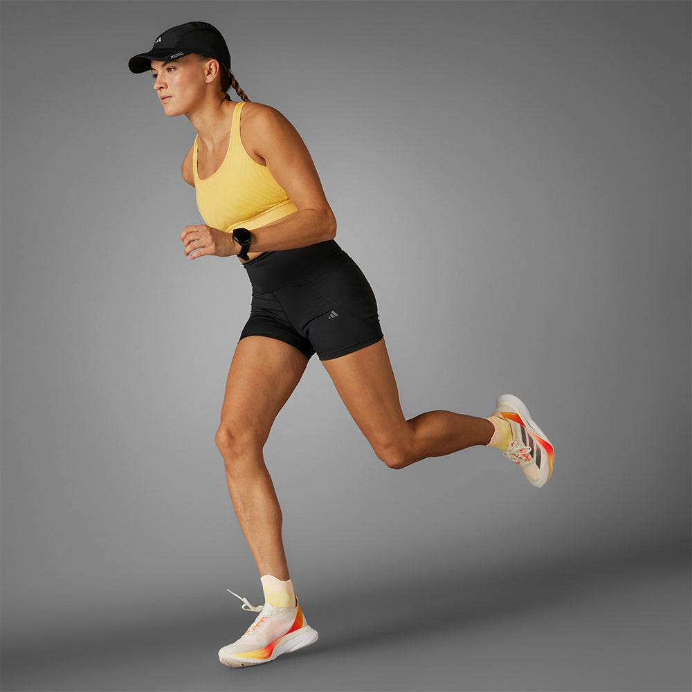 Quần Ôm Nữ Adidas Adizero - Đen - Supersports Vietnam