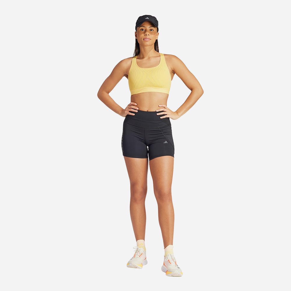 Quần Ôm Nữ Adidas Adizero - Đen - Supersports Vietnam