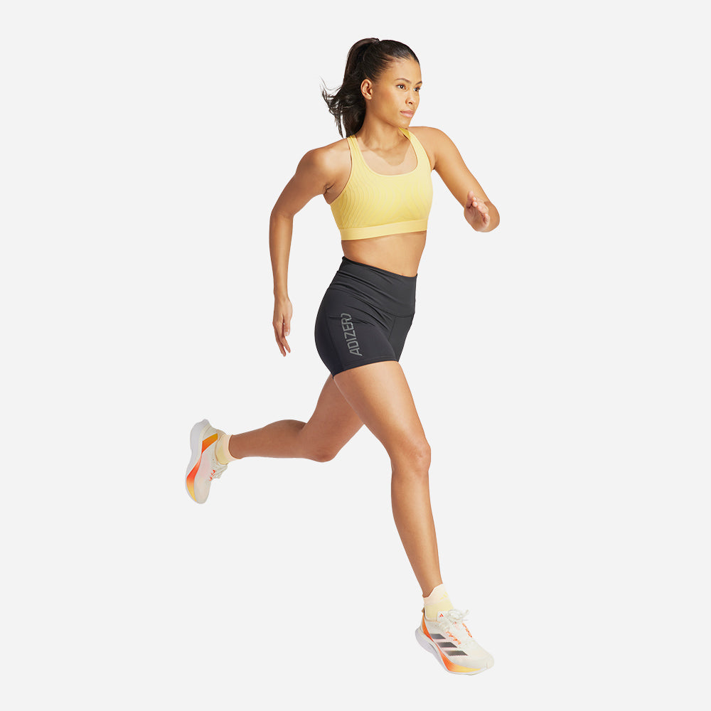 Quần Ôm Nữ Adidas Adizero - Đen - Supersports Vietnam
