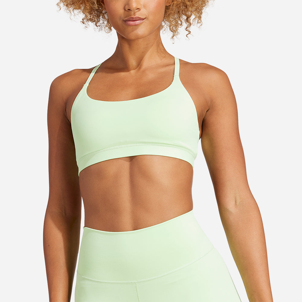 Áo Bra Nữ Adidas All Me - Xanh Lá - Supersports Vietnam