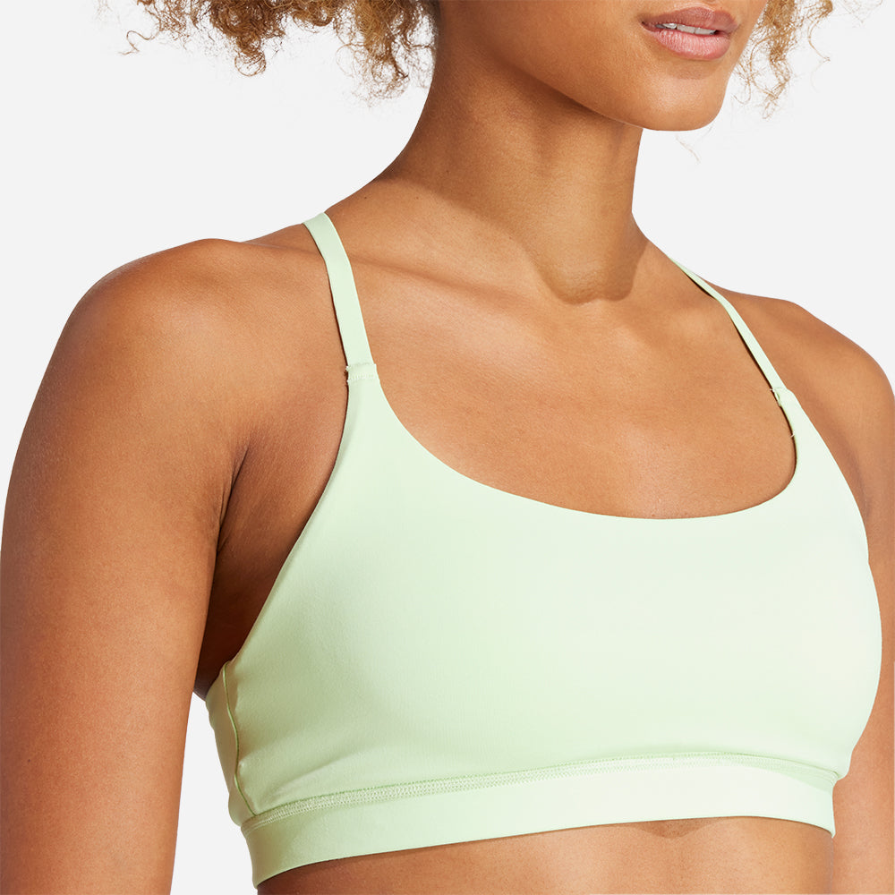 Áo Bra Nữ Adidas All Me - Xanh Lá - Supersports Vietnam