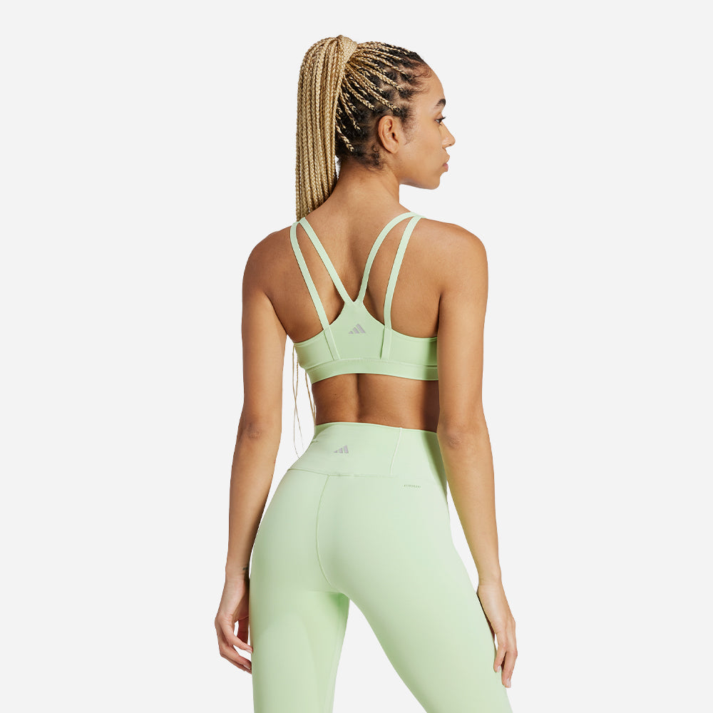 Áo Tập Nữ Adidas All Me Medium-Support - Xanh Lá - Supersports Vietnam