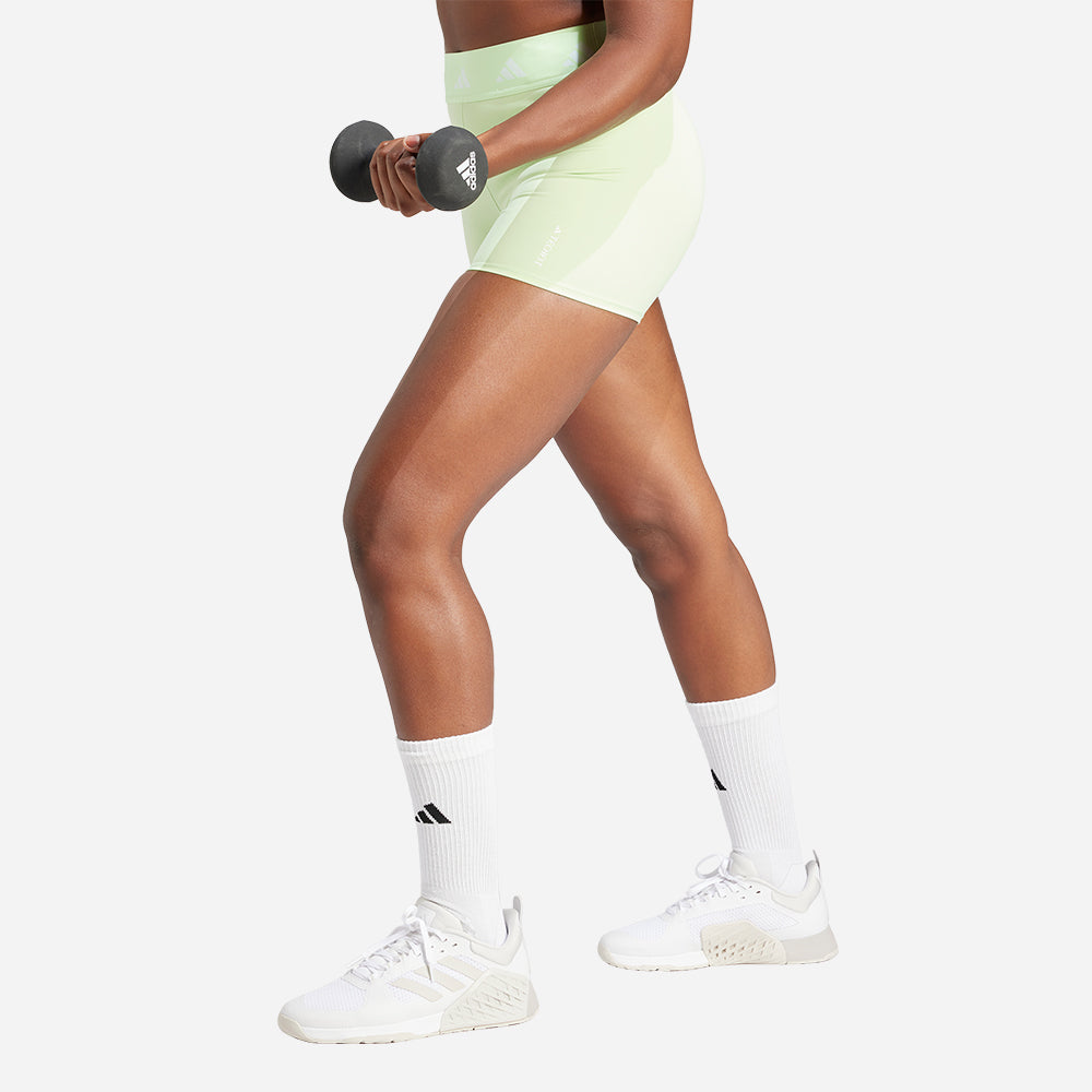 Quần Ôm Nữ Adidas Techfit - Xanh Lá - Supersports Vietnam