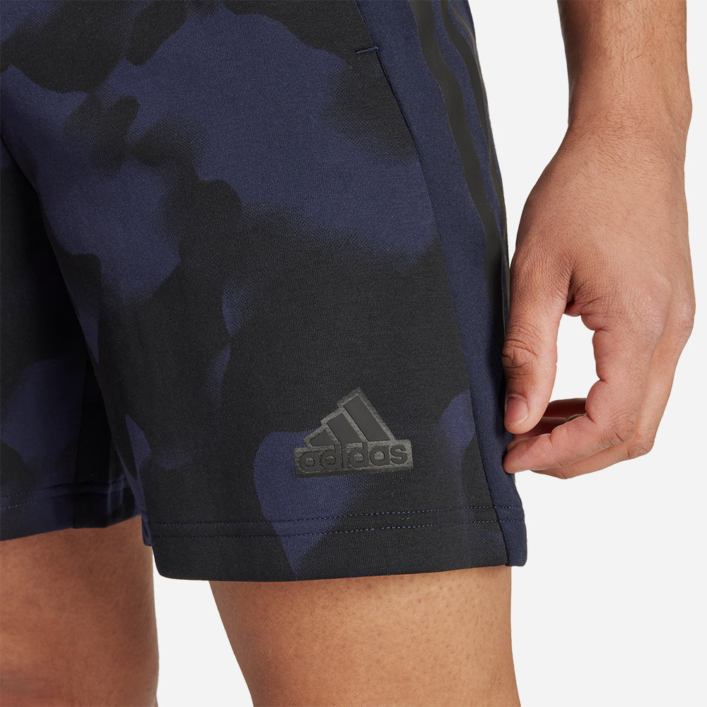 Quần Ngắn Nam Adidas Future Icons 3-Stripes Allover Print - Xanh Navy - Supersports Vietnam