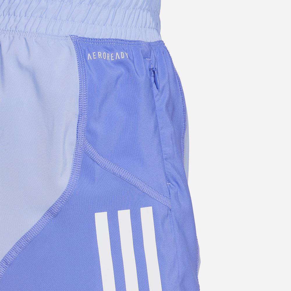 Quần Ngắn Nữ Adidas Own The Run Colorblock - Xanh Dương - Supersports Vietnam