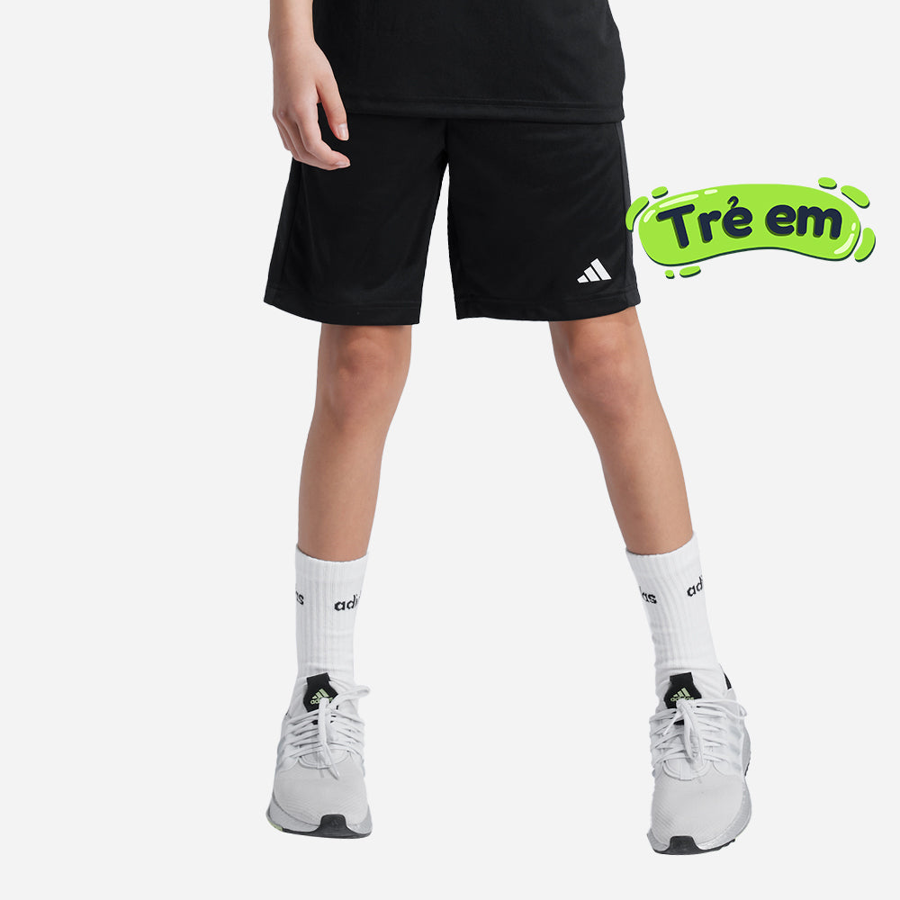 Quần Ngắn Trẻ Em Adidas Train Essentitals - Đen - Supersports Vietnam