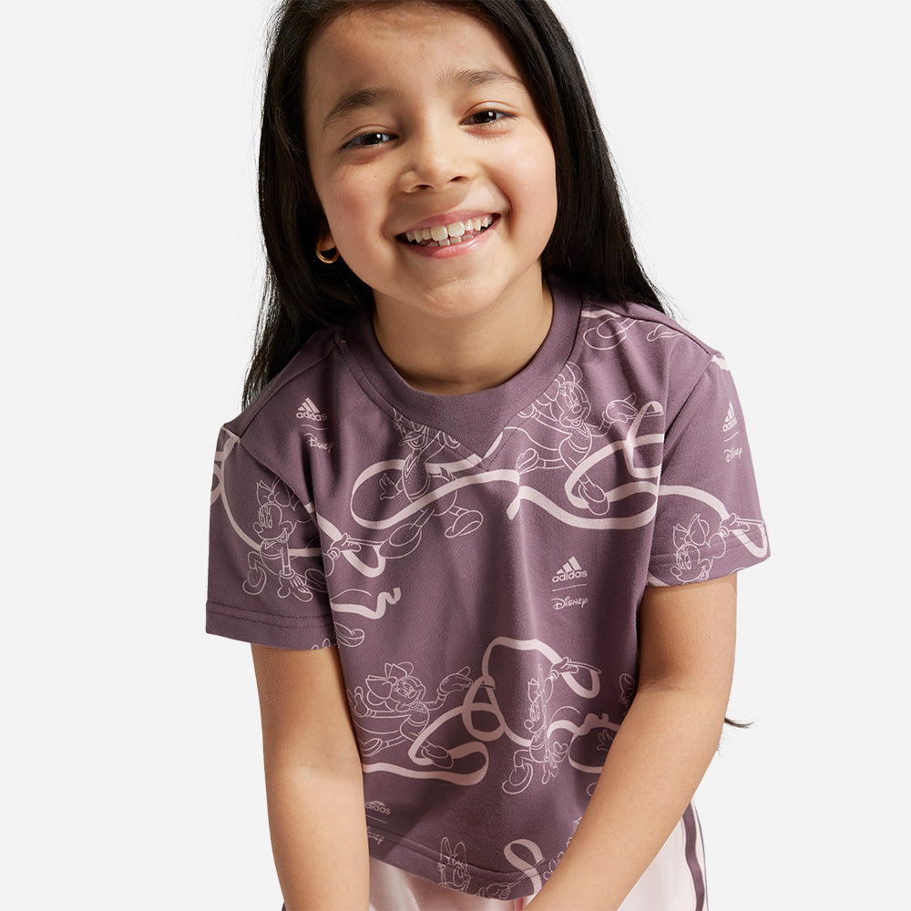 Đồ Bộ Bé Gái Adidas Adidas X Disney Minnie And Daisy - Hồng - Supersports Vietnam