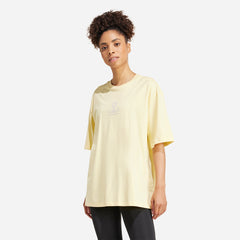 Áo Thun Nữ Adidas Yoga Stay Balanced Graphic - Vàng - Supersports Vietnam