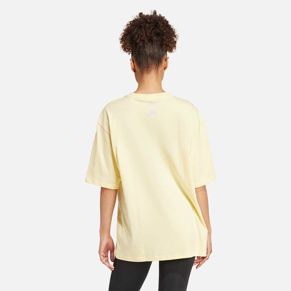Áo Thun Nữ Adidas Yoga Stay Balanced Graphic - Vàng - Supersports Vietnam