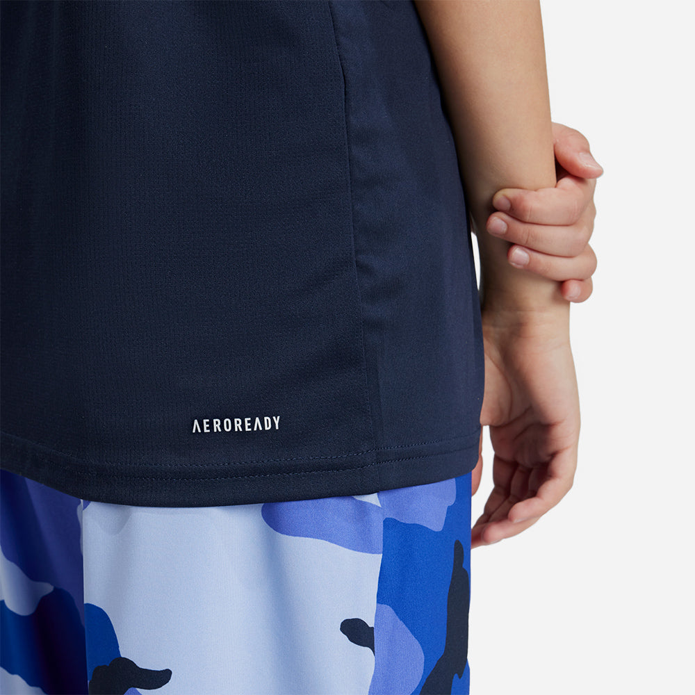 Áo Thun Trẻ Em Adidas Essentials Seasonal Print - Xanh Navy - Supersports Vietnam
