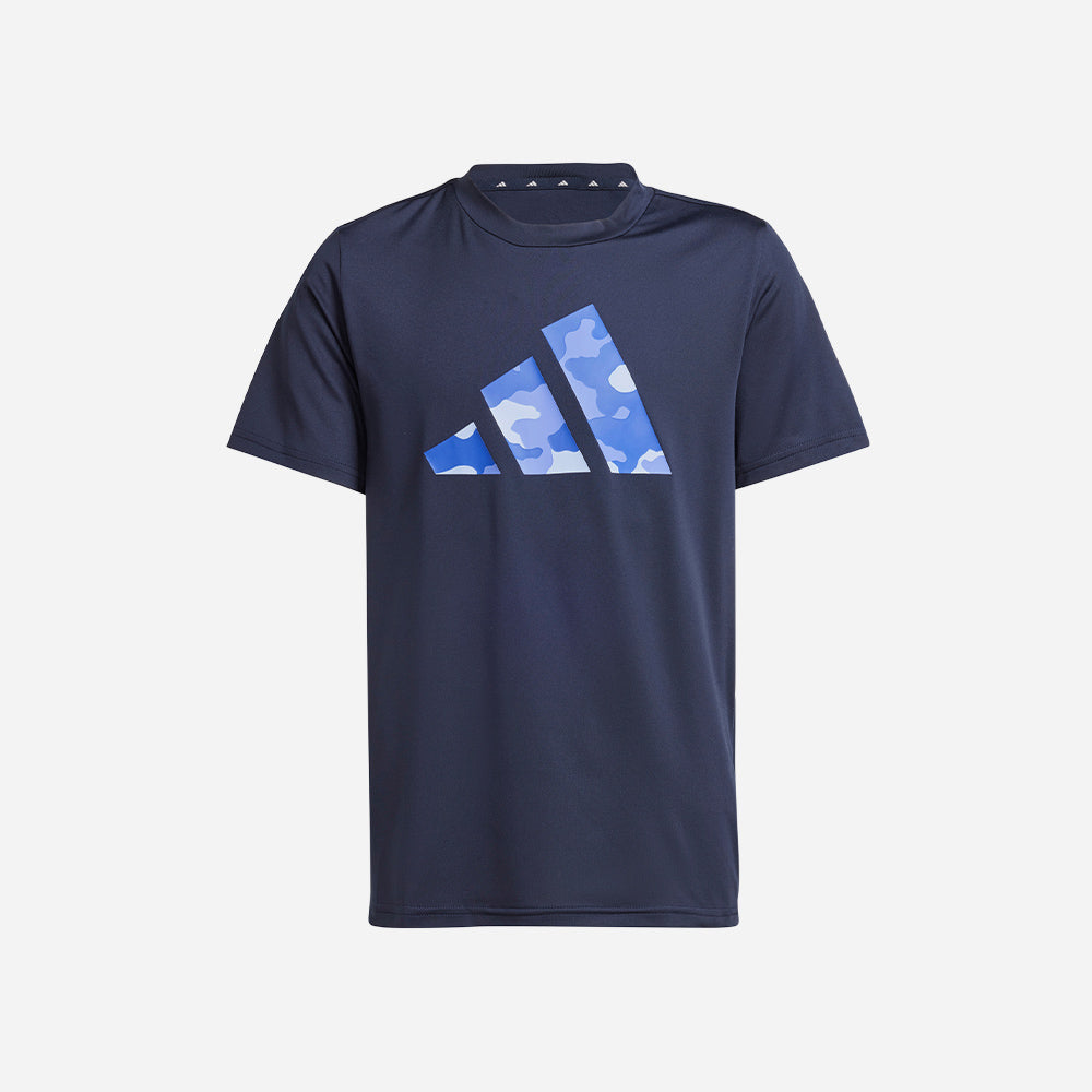 Áo Thun Trẻ Em Adidas Essentials Seasonal Print - Xanh Navy - Supersports Vietnam