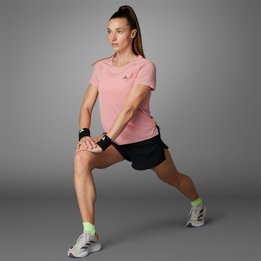 Áo Tay Ngắn Nữ Adidas Adizero - Hồng - Supersports Vietnam