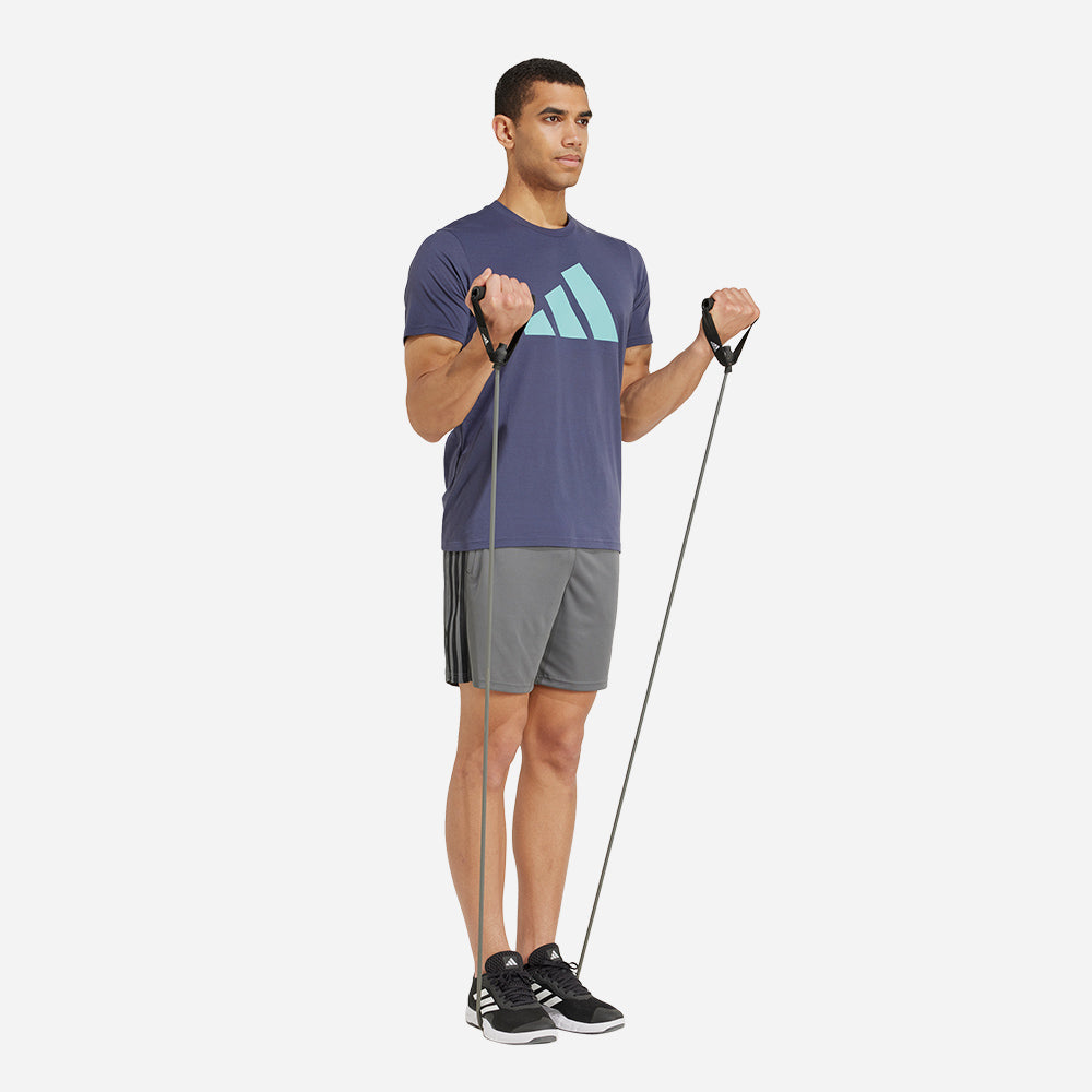 Áo Thun Nam Adidas Train Essentials Logo - Xanh Dương - Supersports Vietnam